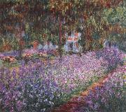 Claude Monet Monet-s Garden the Irises oil painting picture wholesale